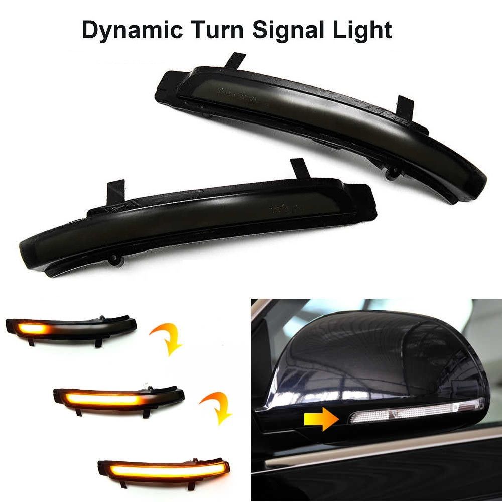LED BOCNI DYNAMIC MIGAVCI U RETROVIZORU, TIPSKI - SKODA - SMOKE LENS PL2107M4 Beograd Zemun